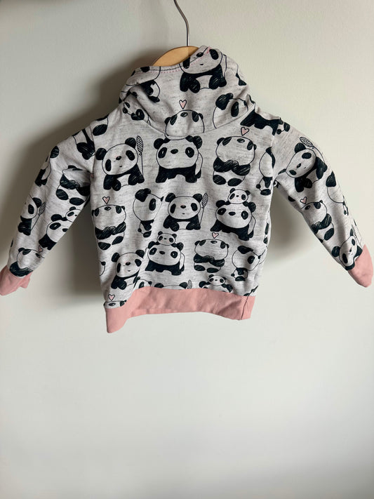 Panda Hoodie / 6-9m