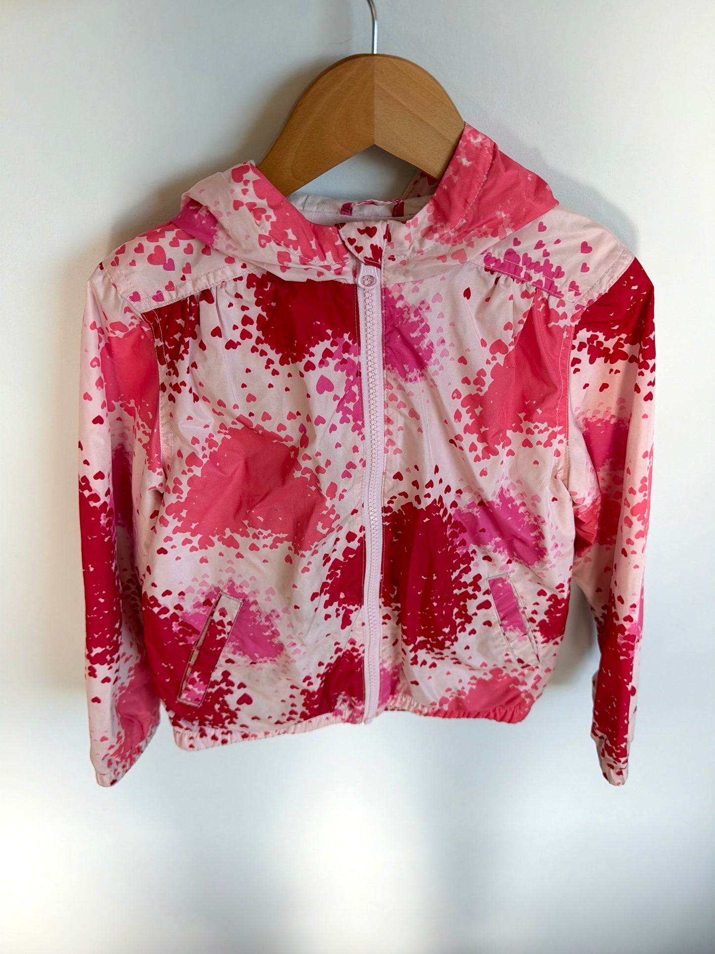 Heart Pattern Spring Jacket  / 5 years