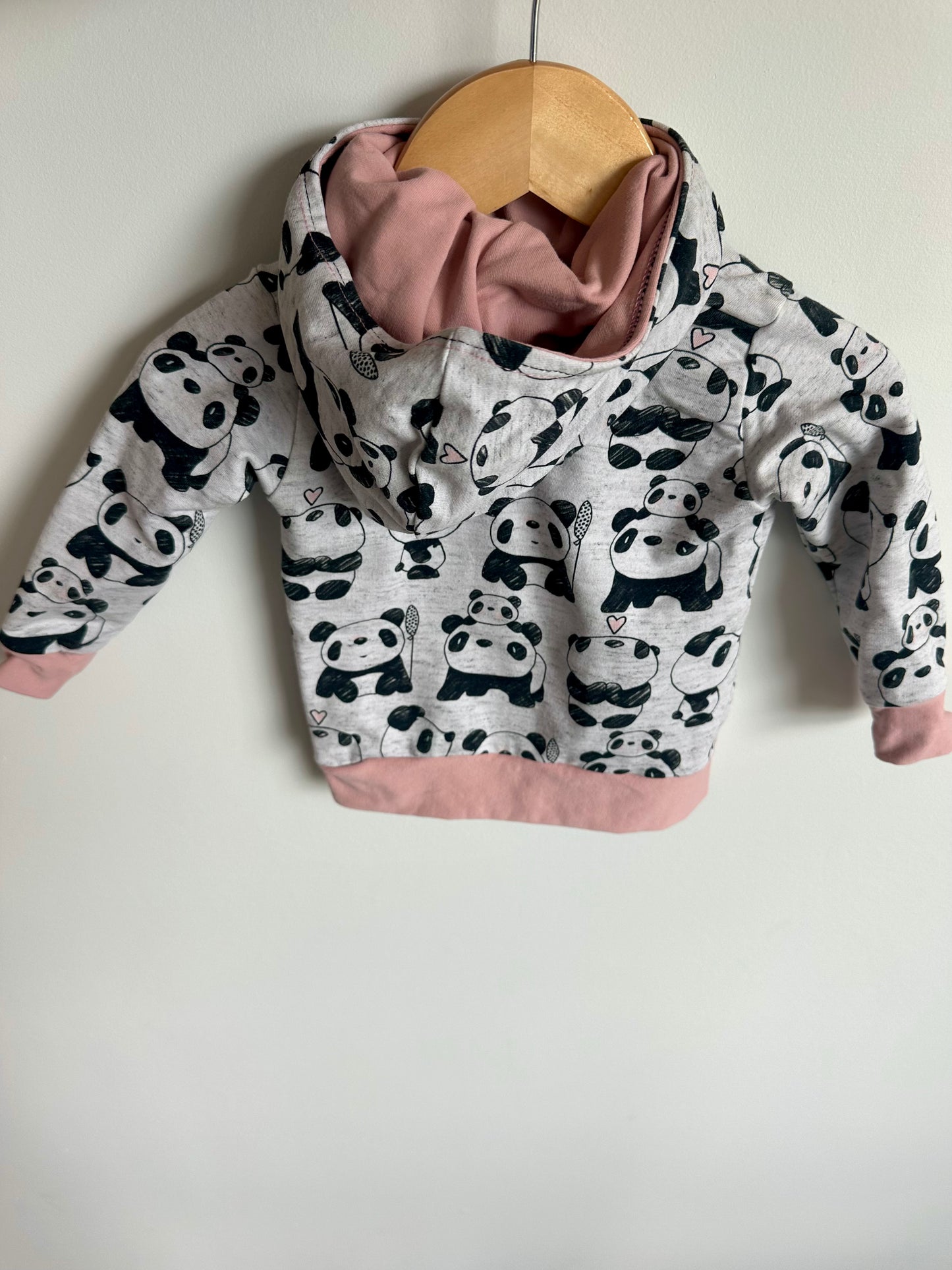Panda Hoodie / 6-9m