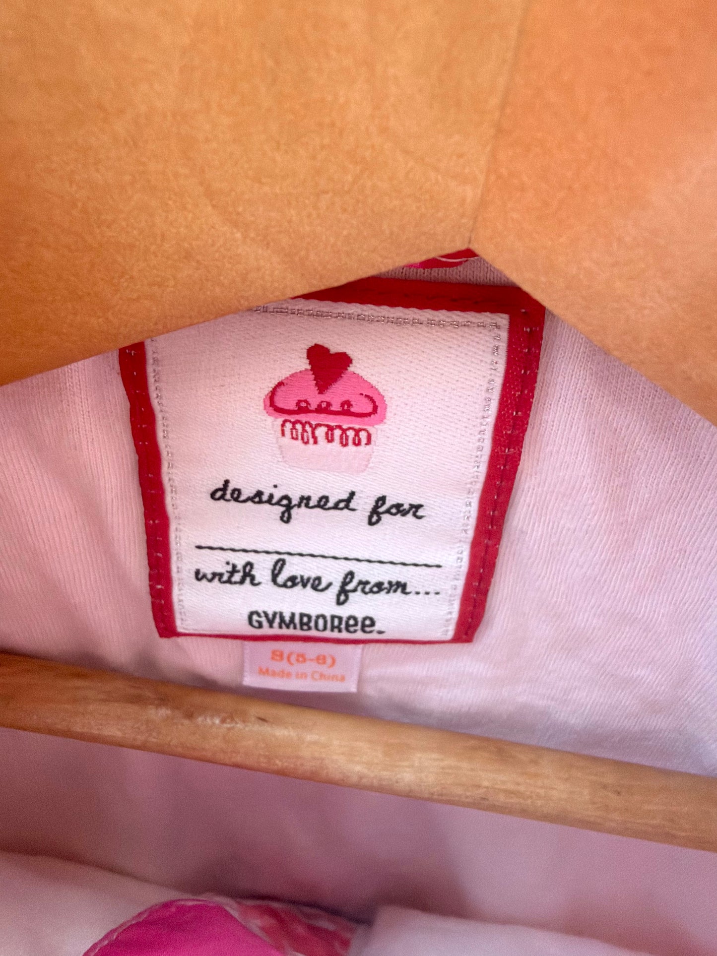 Heart Pattern Spring Jacket  / 5 years
