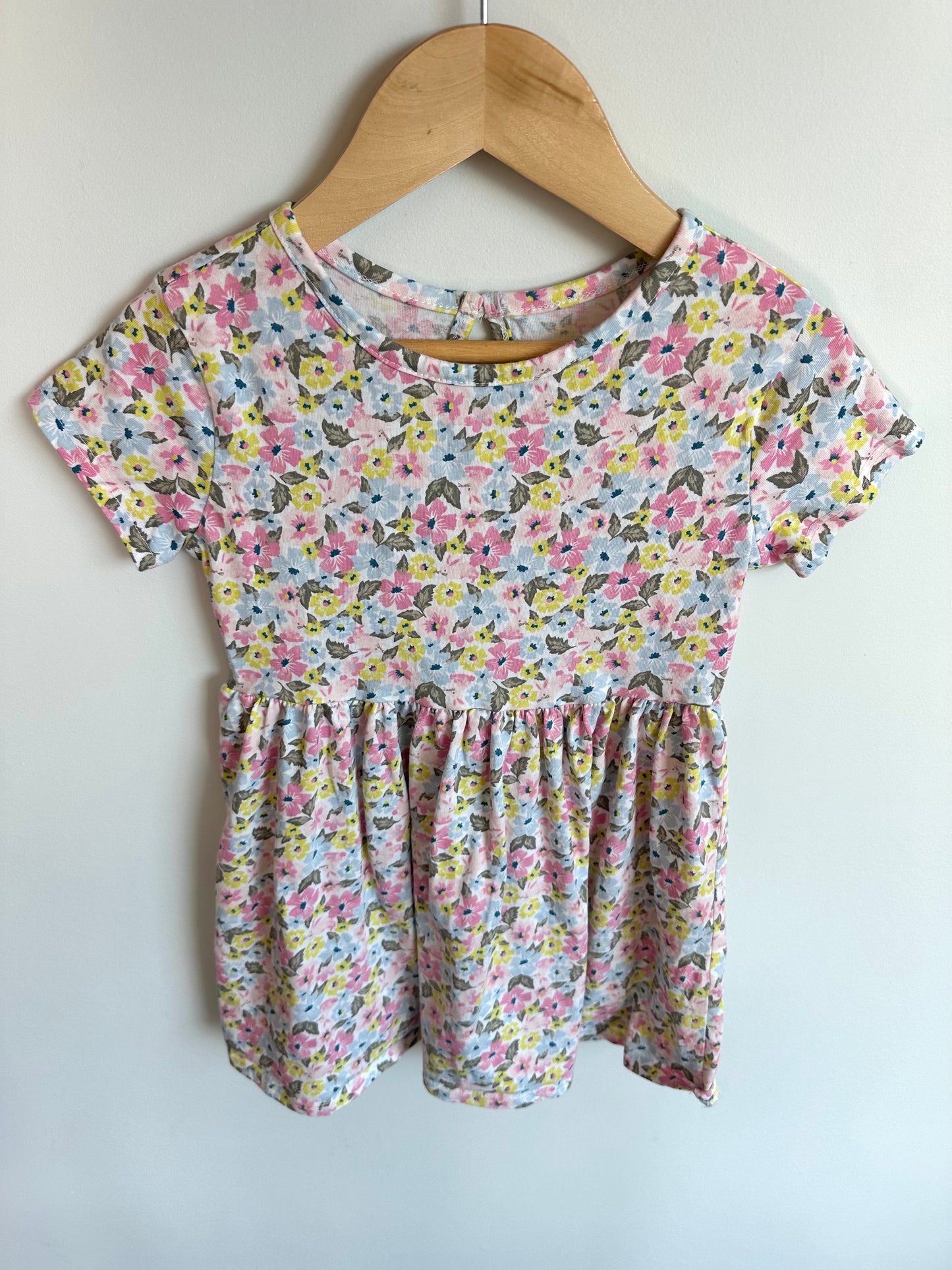 Bright Floral Dress / 4T