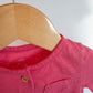 Pink Button Up Top / 9m
