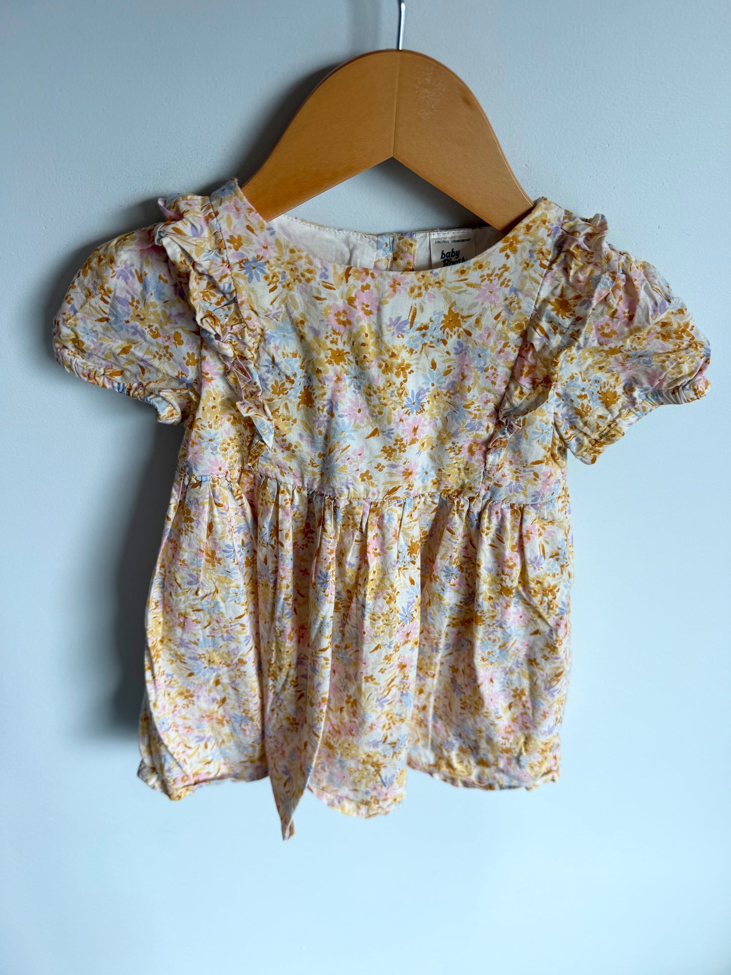 Muted Floral Dress / 18m