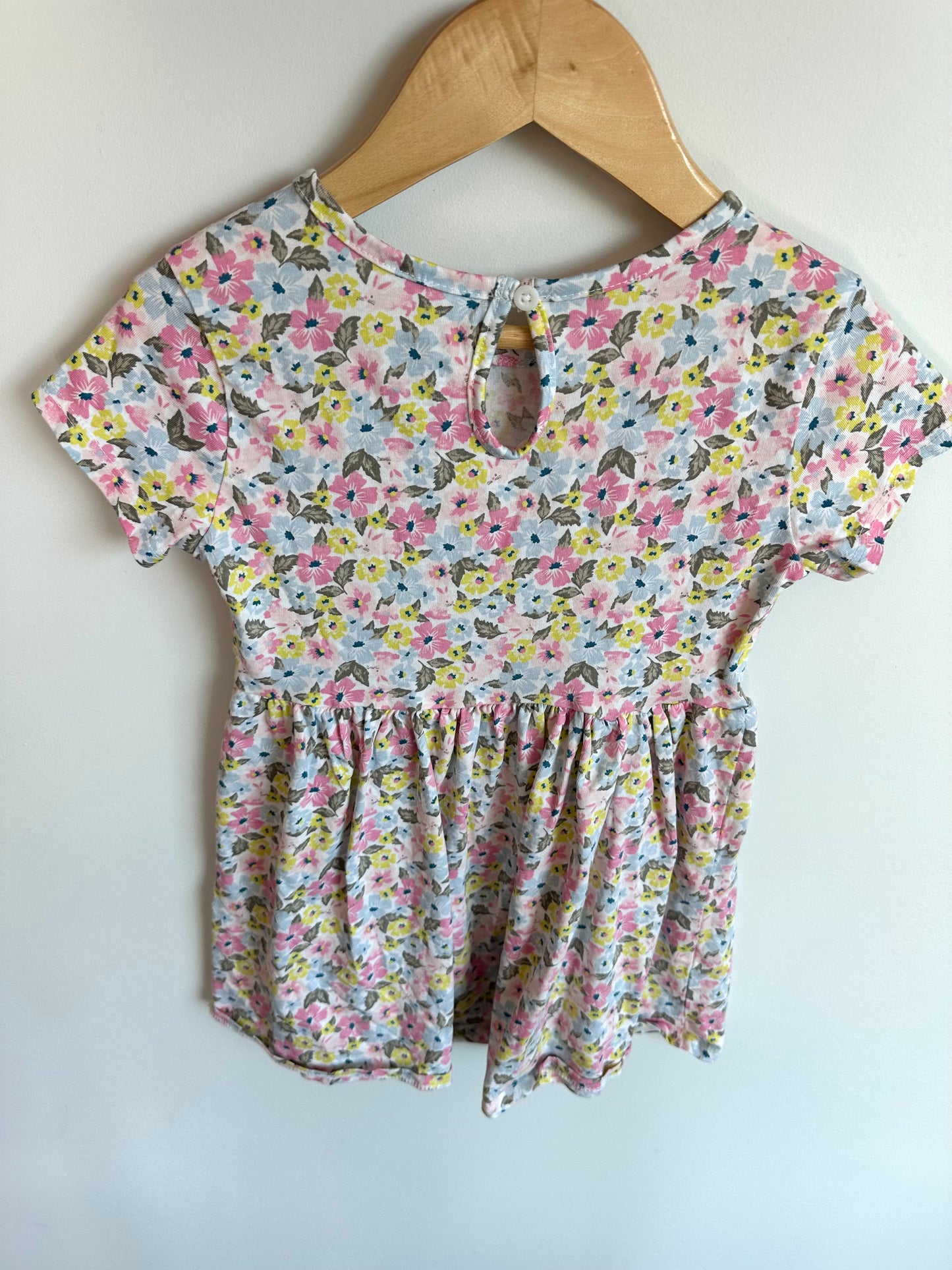 Bright Floral Dress / 4T