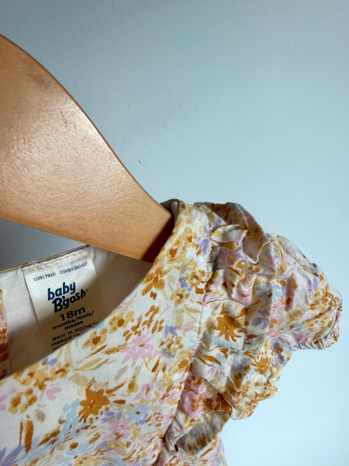 Muted Floral Dress / 18m