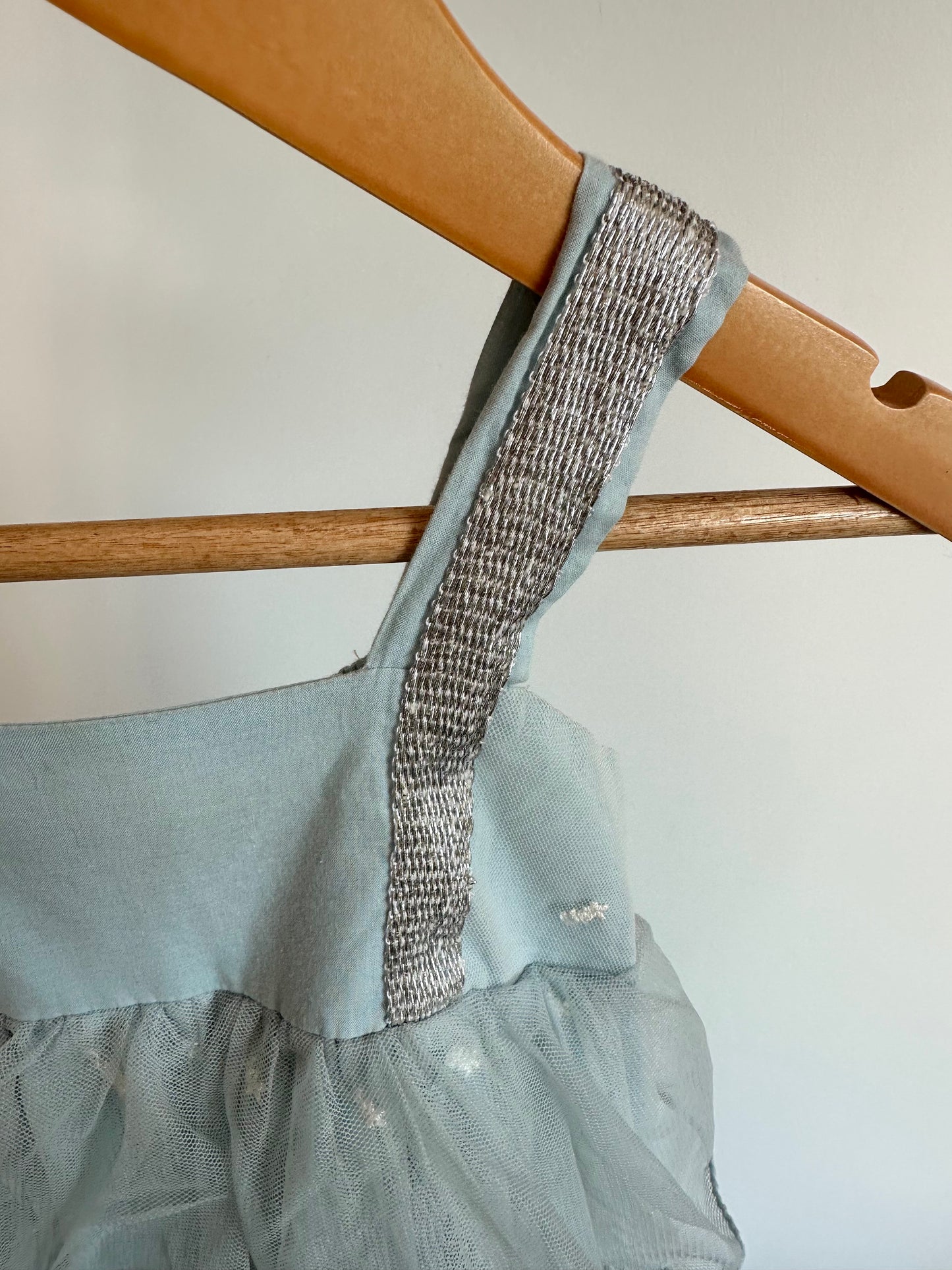 Blue Lace + Tulle Dress / 3T