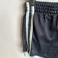 Black Exercise Shorts with Stripes / 6 years