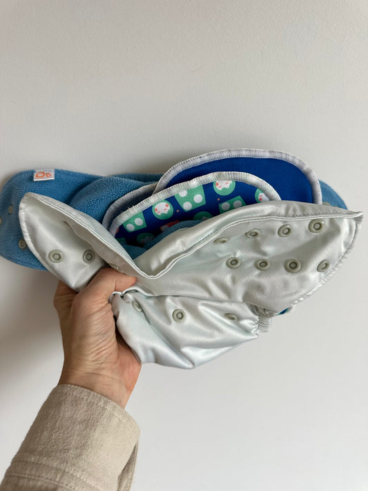 Reusable Diaper with Inserts / 7–35 lbs