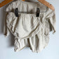 Organic Oat Cord Dress + Bloomers Set / 18m