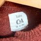 Rust Ruffle Sleeve Sweater / 6-9m