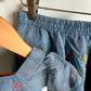Chambray Eyelet Top + Skirt Set Set (with Tags) / 12-18m