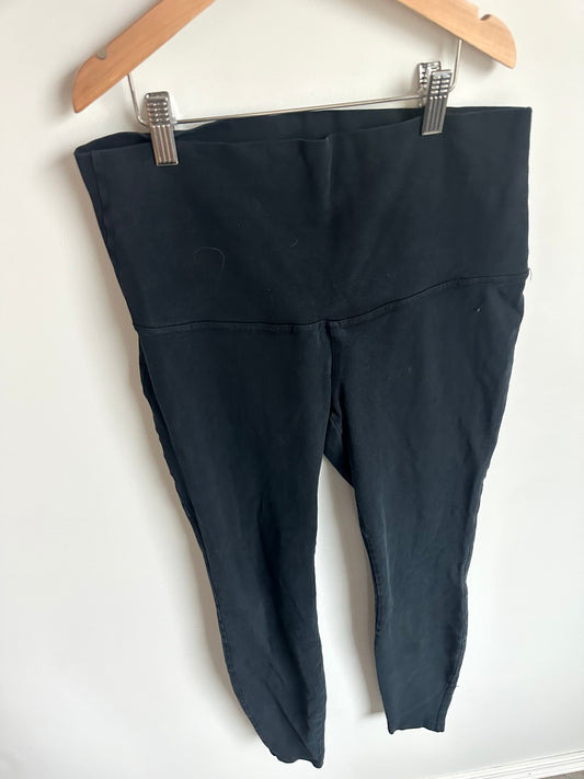 Thyme Thick Black Maternity Leggings / S