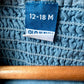 Chambray Eyelet Top + Skirt Set Set (with Tags) / 12-18m