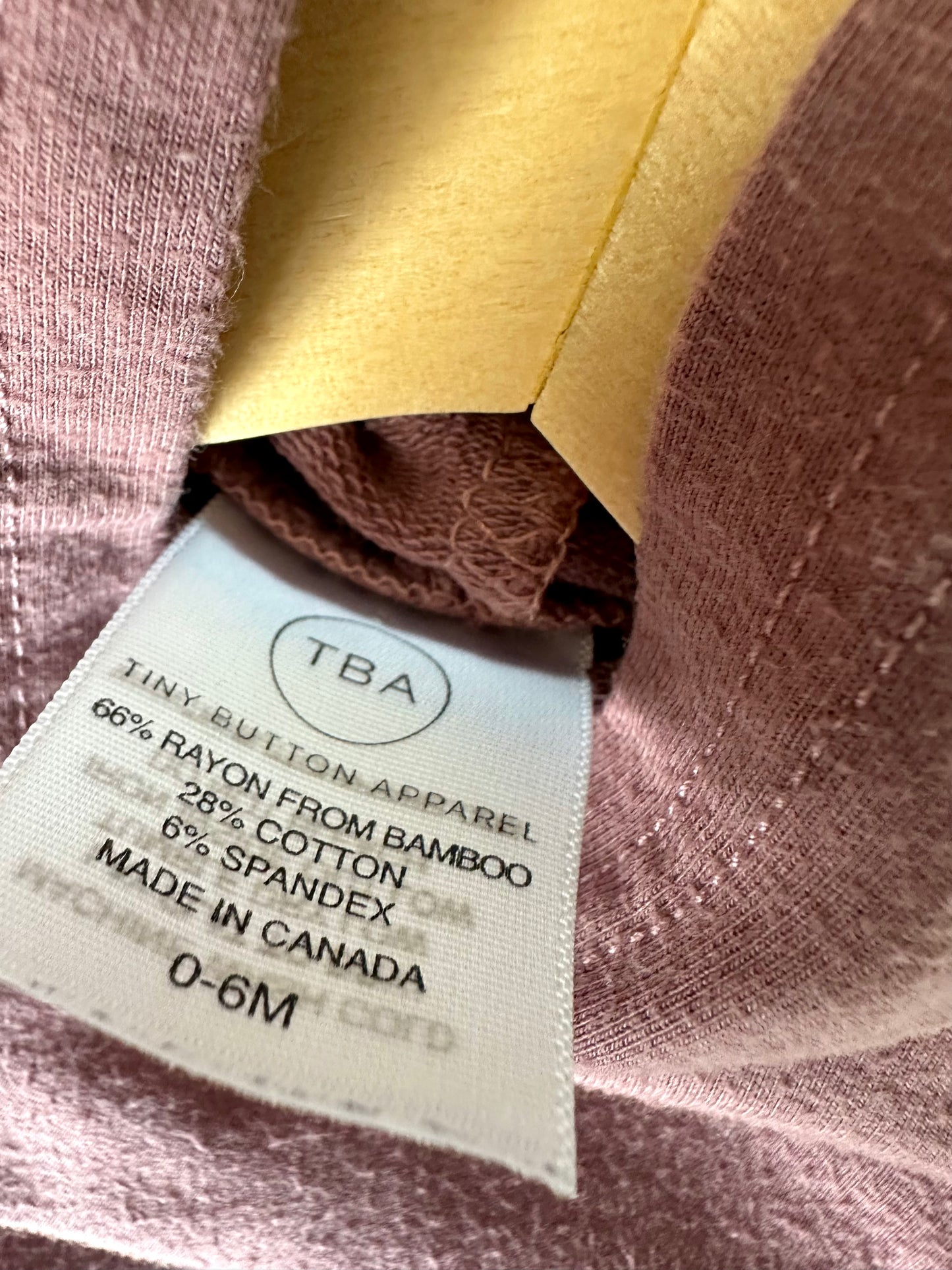 TBA Plum Bamboo Hoodie (PLAY) / 0-6m