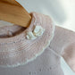 Blush Knit Pearl Dress / 3-6m