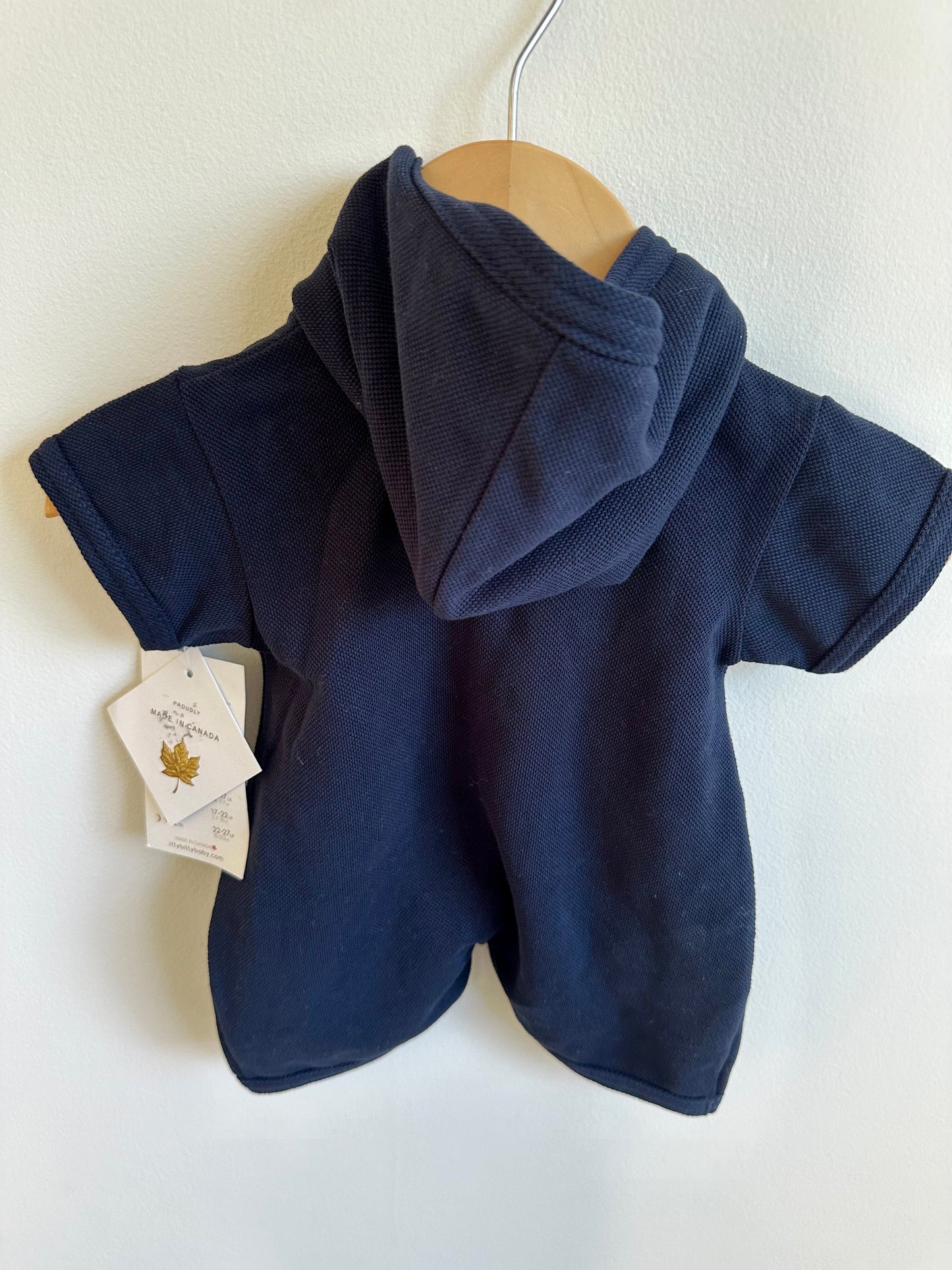 Anchor Hooded Romper (With Tags) / 1m