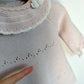 Blush Knit Pearl Dress / 3-6m