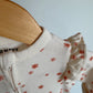 Ruffle Sleeve Floral 2 Way Zipper Sleeper / 3-6m