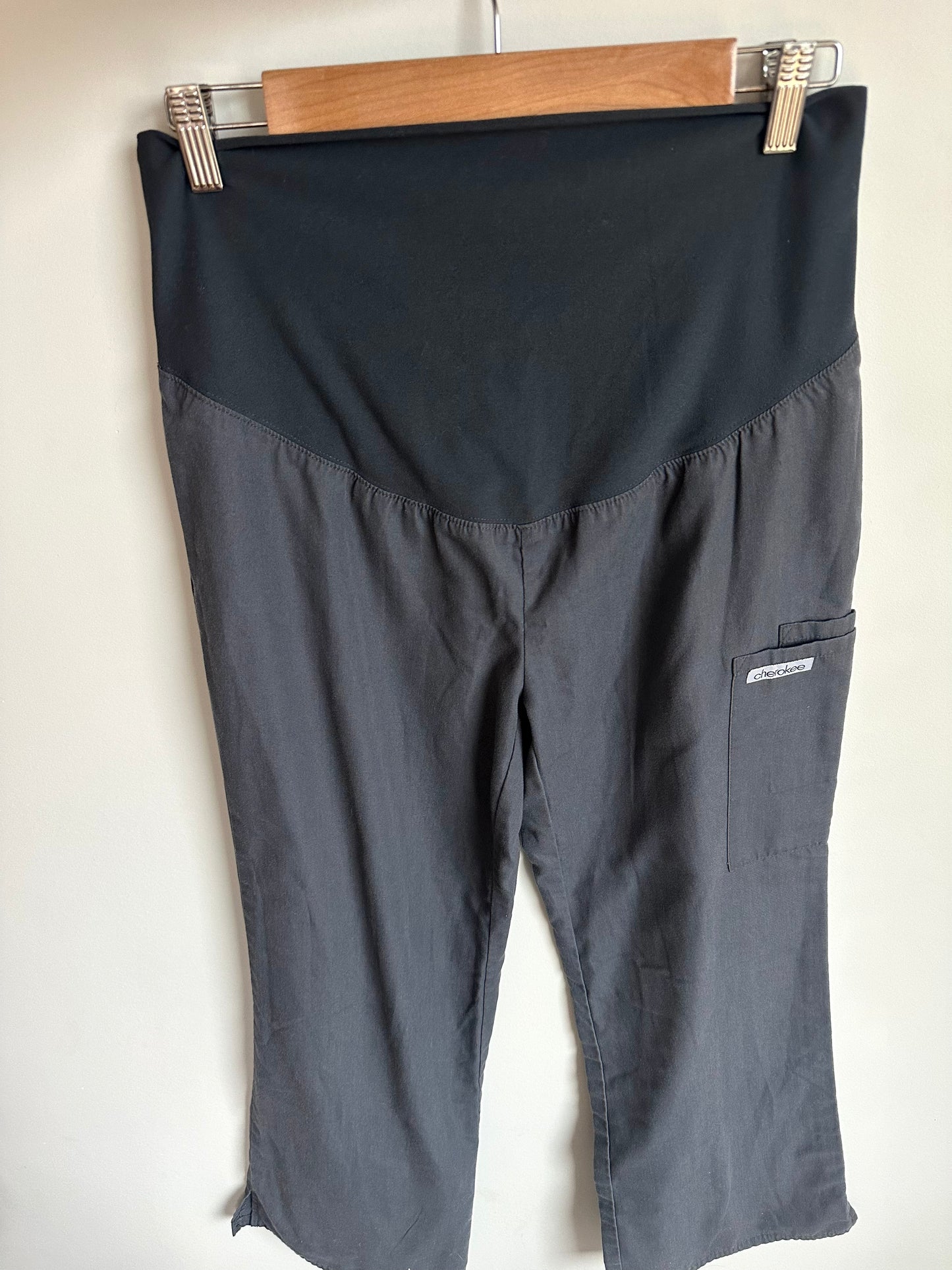 Blue Maternity Scrub Pants / XS
