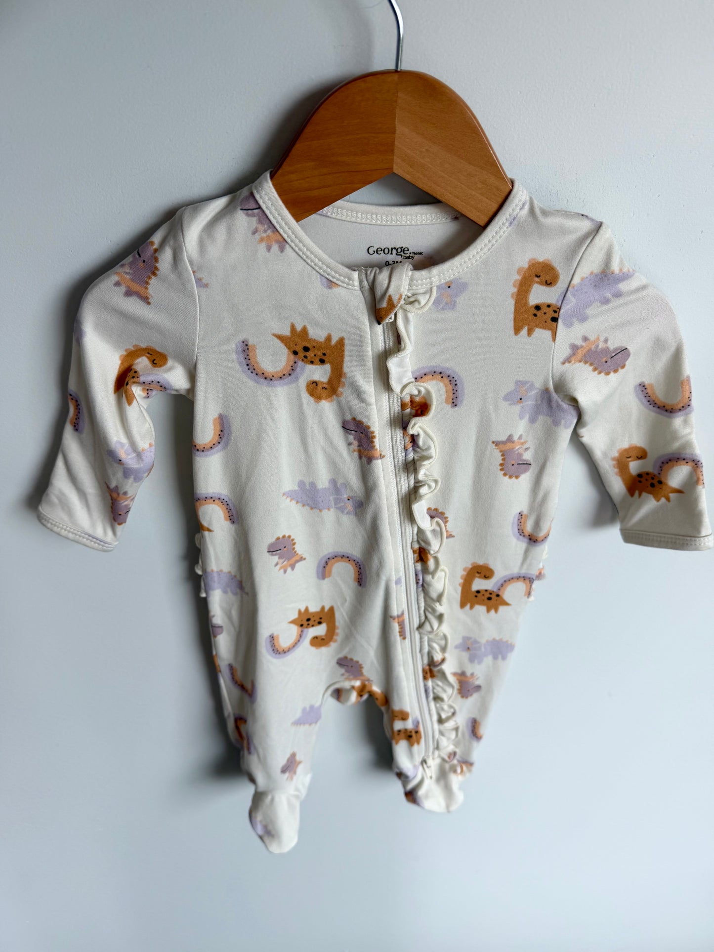 Dinosaur Rainbow Sleeper / 0-3m