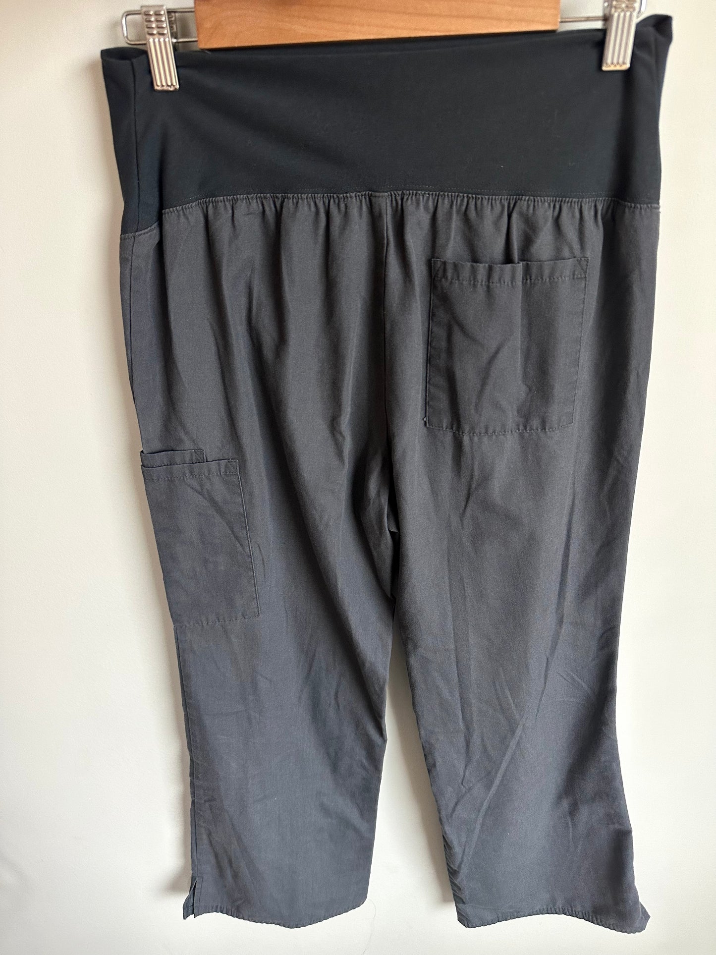Blue Maternity Scrub Pants / XS