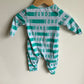 Bonds Turquoise Text Jumpsuit / 0-3m