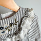 100% Cotton Stripe Embroidered Long Sleeve / 18m