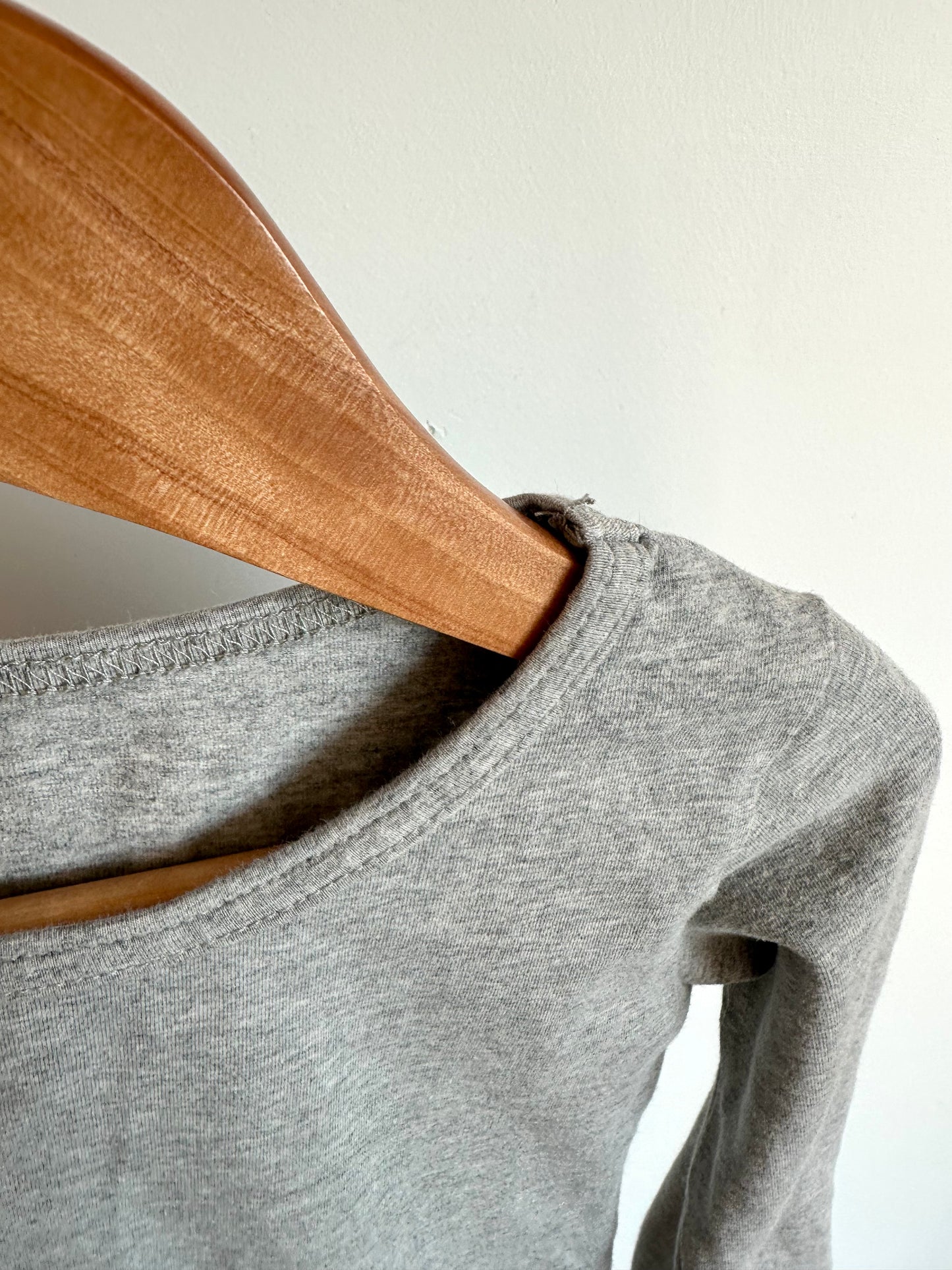 Peekaboo Beans Grey Long Sleeve Top / 3T