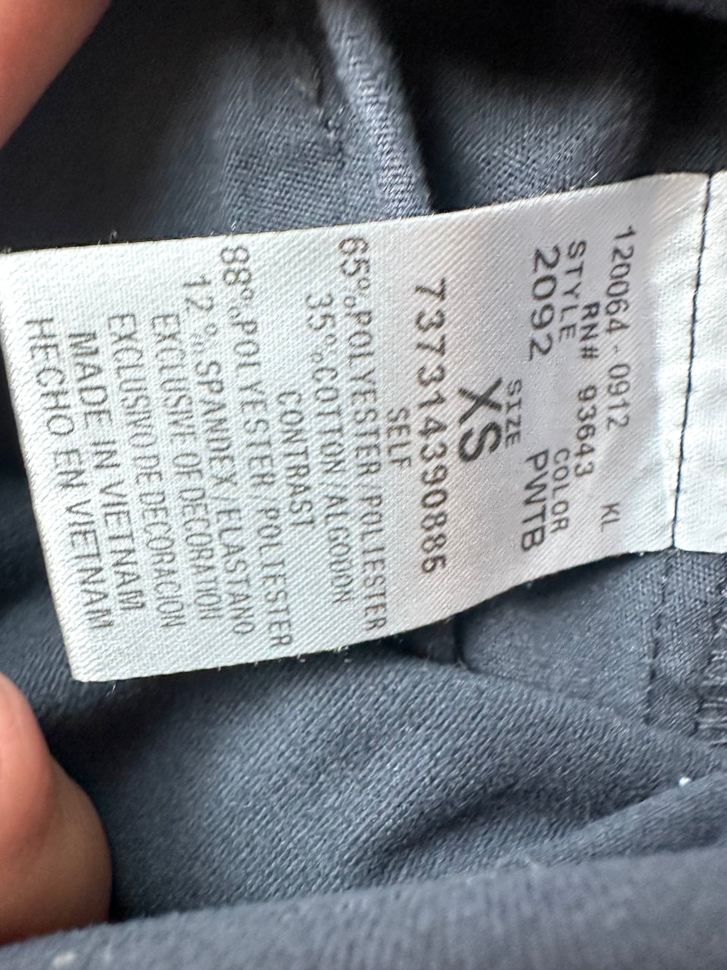 Blue Maternity Scrub Pants / XS