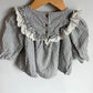 100% Cotton Stripe Embroidered Long Sleeve / 18m