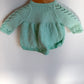 Handmade Knit Mint Green Cardigan / 0-3m?