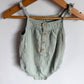 Organic Sage Bubble Romper / 18m
