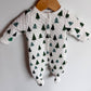 Tree White Snap Sleeper / 0-3m