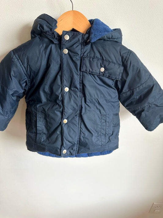 Navy Winter Jacket / 18-24m