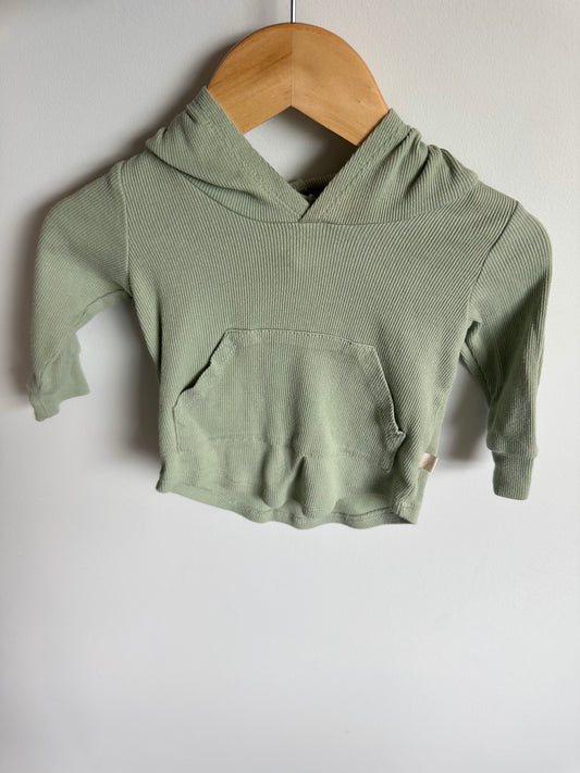 Jax + Lennon Sage Ribbed Hoodie + Pants Set / 0-6m