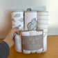 Dino Towels + Washcloths (With tags) / 0-12m (No Shipping)