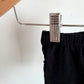 Black Bottom Ruffle Pants / 0-3m