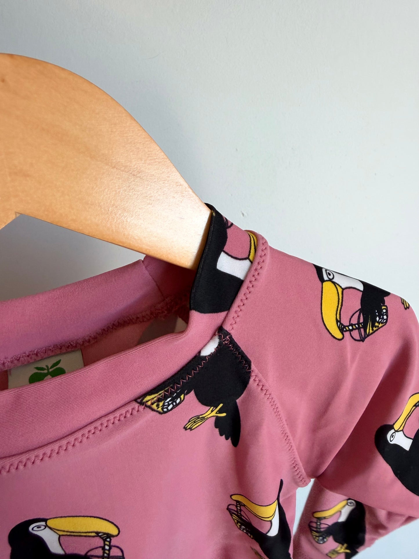 Bird Pink Swim Top / 12-24m