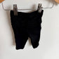 Black Bottom Ruffle Pants / 0-3m