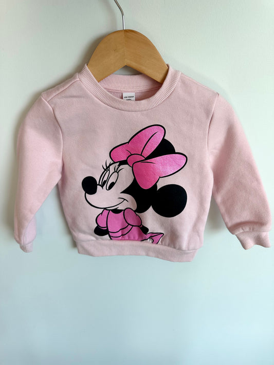 Pink Mini Mouse Crewneck / 2T