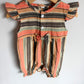 100% Colourful Striped Jumpsuit / 18-24m
