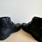 Black Zip Ankle Boots / 3 Big Kid