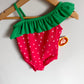 Strawberry Swimsuit (with Tags) / 2T