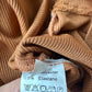 Ribbed Burnt Orange Maternity Long Sleeve / Medium