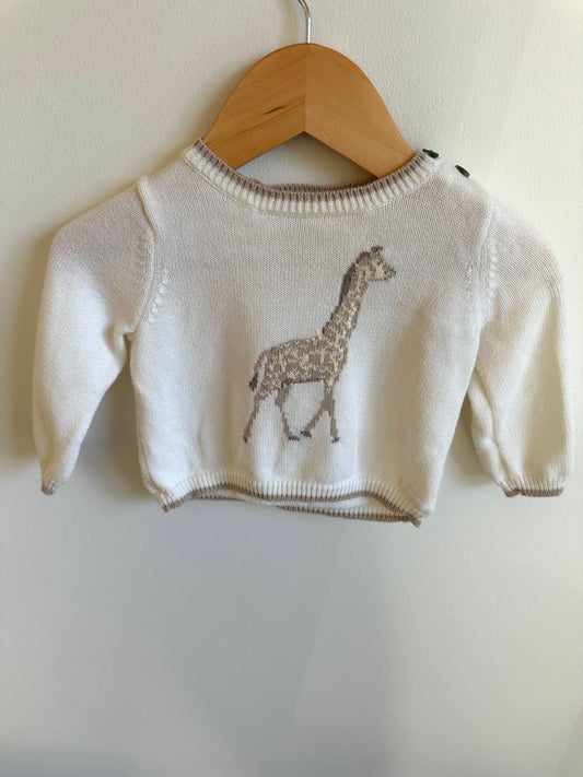 Giraffe Sweater / 3-6m