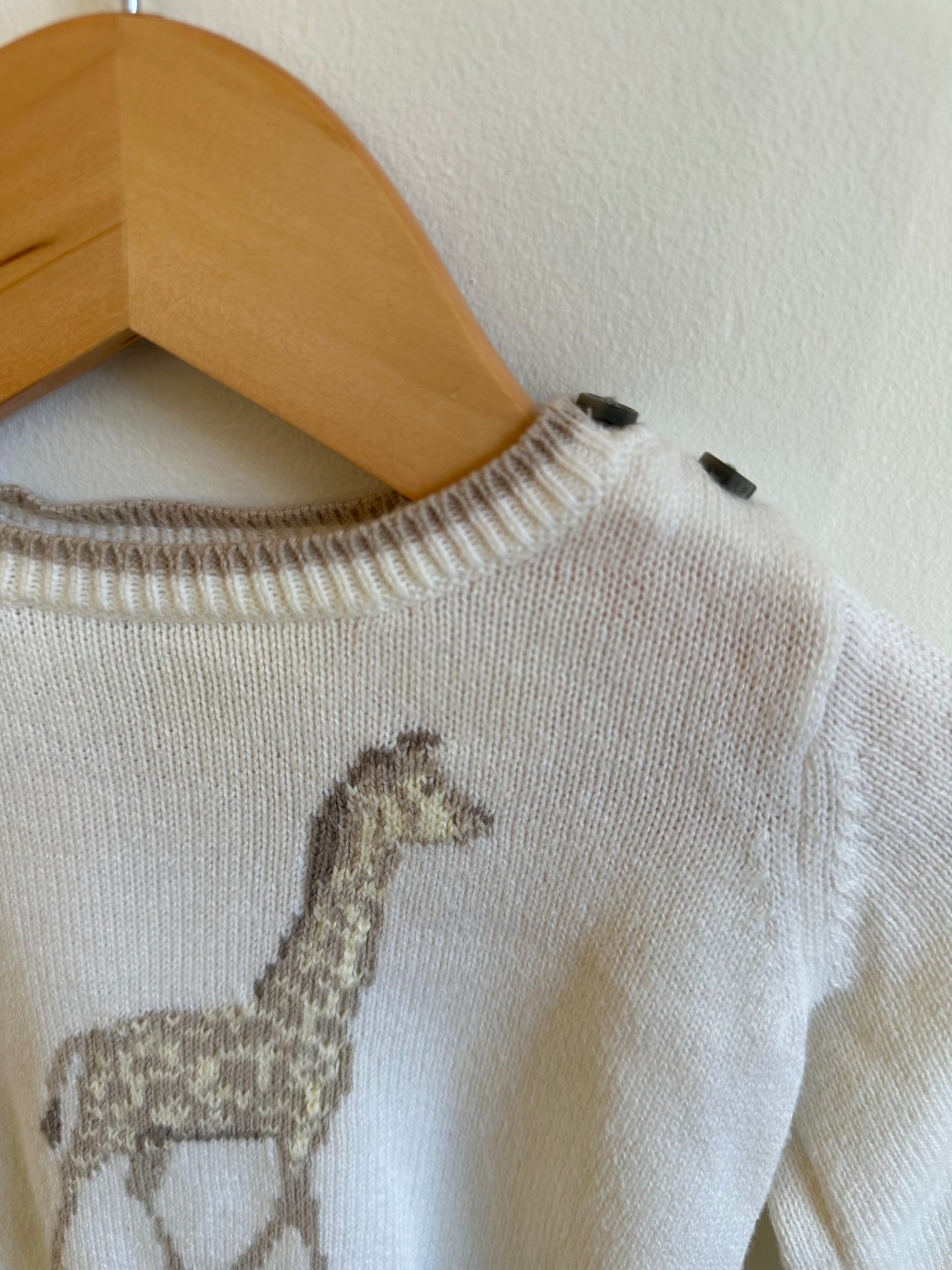 Giraffe Sweater / 3-6m