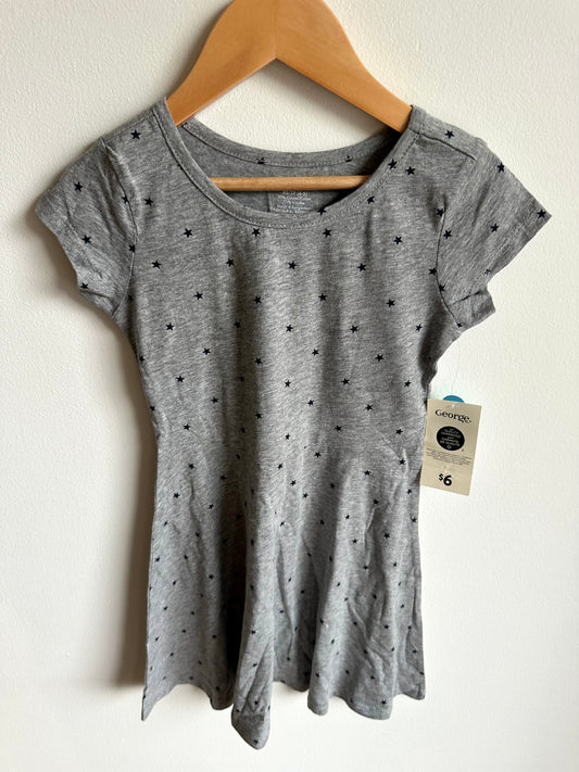 Star Grey Dress (With Tags) / 4-5 years (xs)