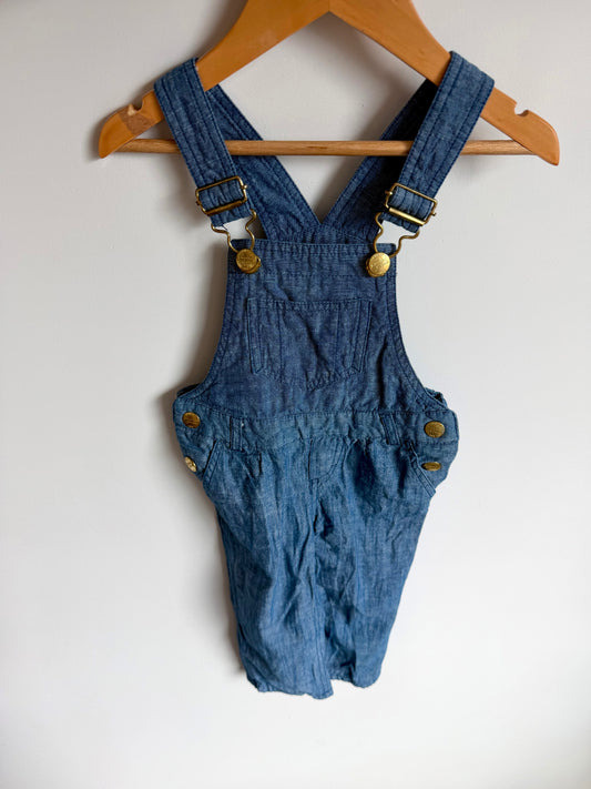 H&M Chambray Overalls / 18m-2T