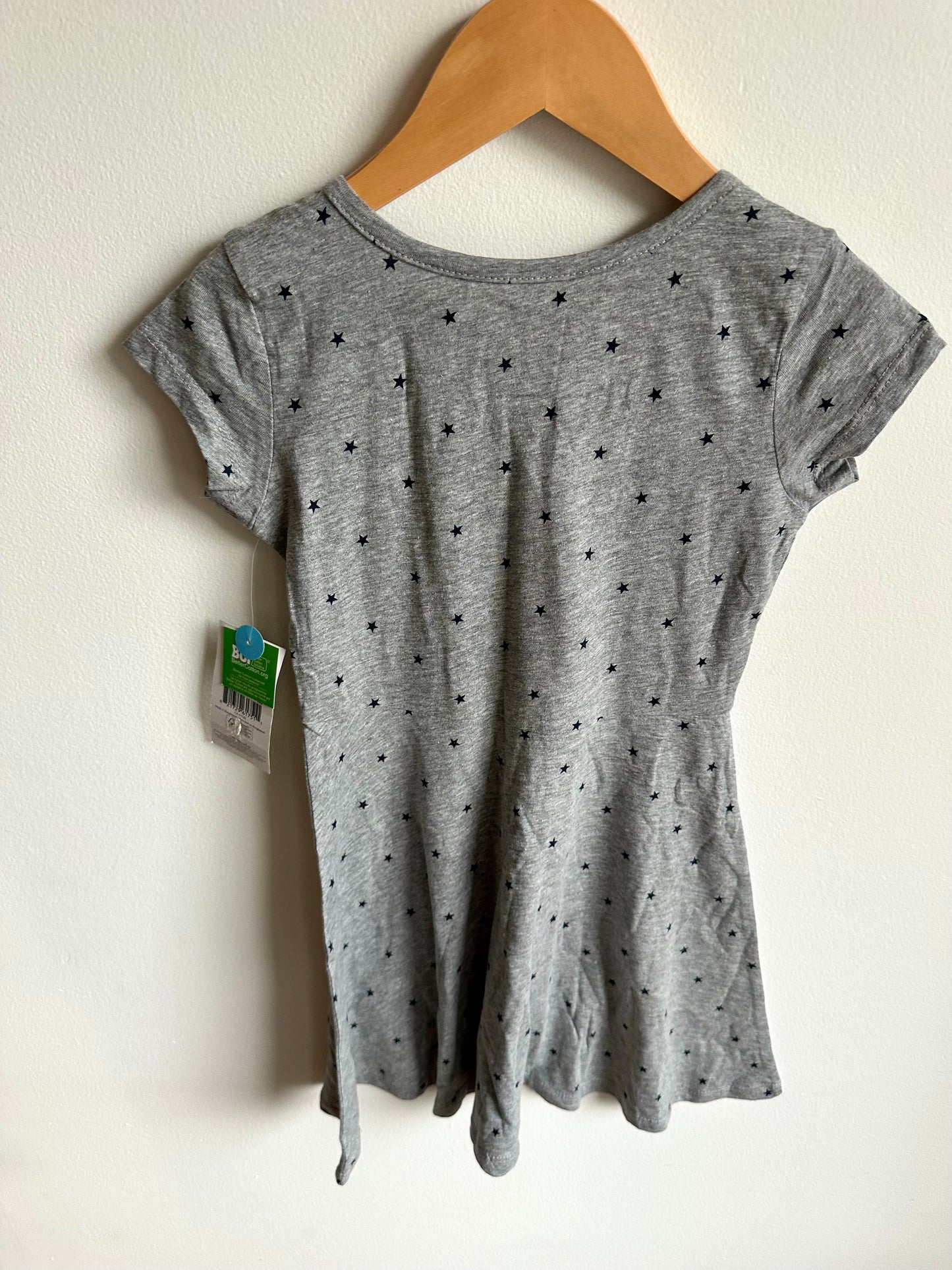 Star Grey Dress (With Tags) / 4-5 years (xs)