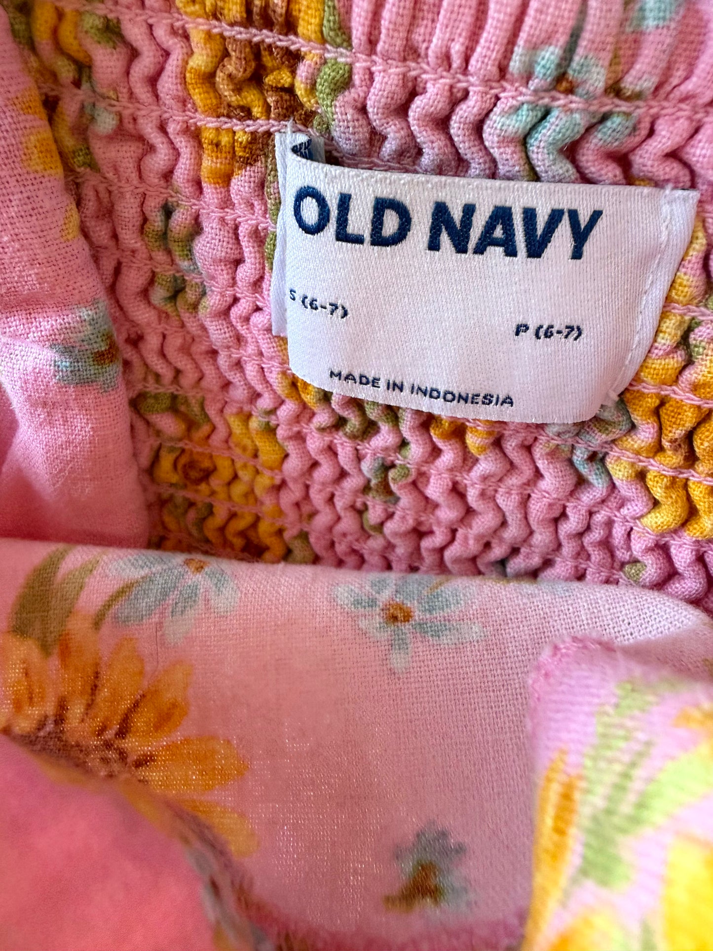 Sunflower Pink Dress / 6 years